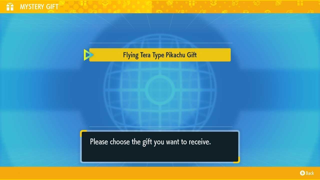 Pokémon Scarlet and Violet Mystery Gift codes